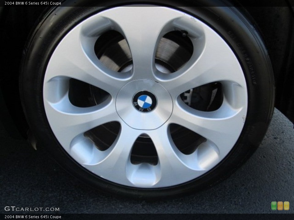 2004 BMW 6 Series 645i Coupe Wheel and Tire Photo #53471716
