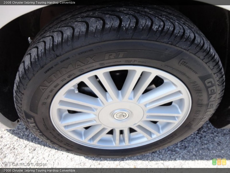 2008 Chrysler Sebring Touring Hardtop Convertible Wheel and Tire Photo #53472613