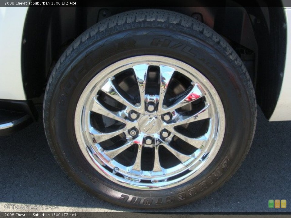2008 Chevrolet Suburban 1500 LTZ 4x4 Wheel and Tire Photo #53472688
