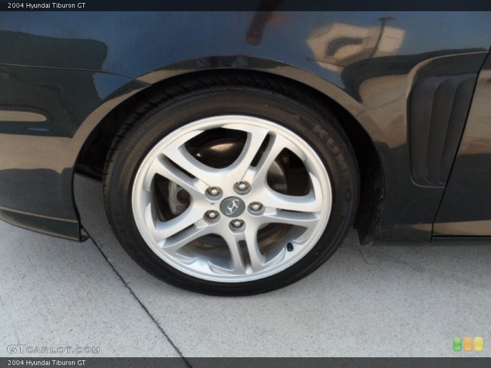 2004 Hyundai Tiburon GT Wheel and Tire Photo #53480539