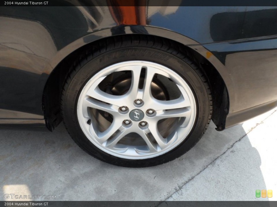 2004 Hyundai Tiburon GT Wheel and Tire Photo #53480554