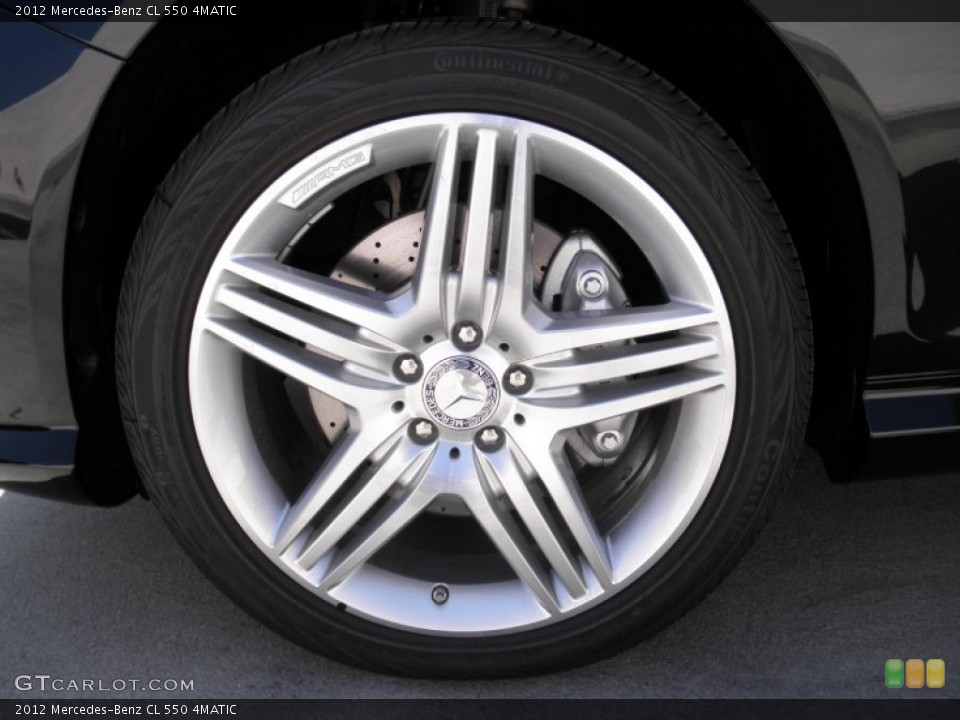 2012 Mercedes-Benz CL 550 4MATIC Wheel and Tire Photo #53480614