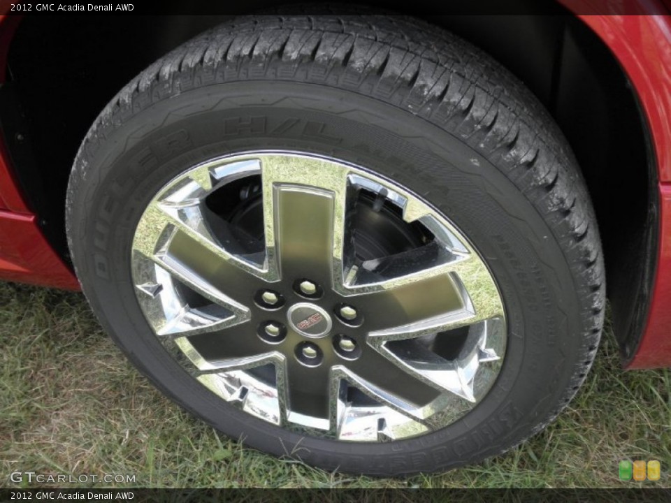 2012 GMC Acadia Denali AWD Wheel and Tire Photo #53480656