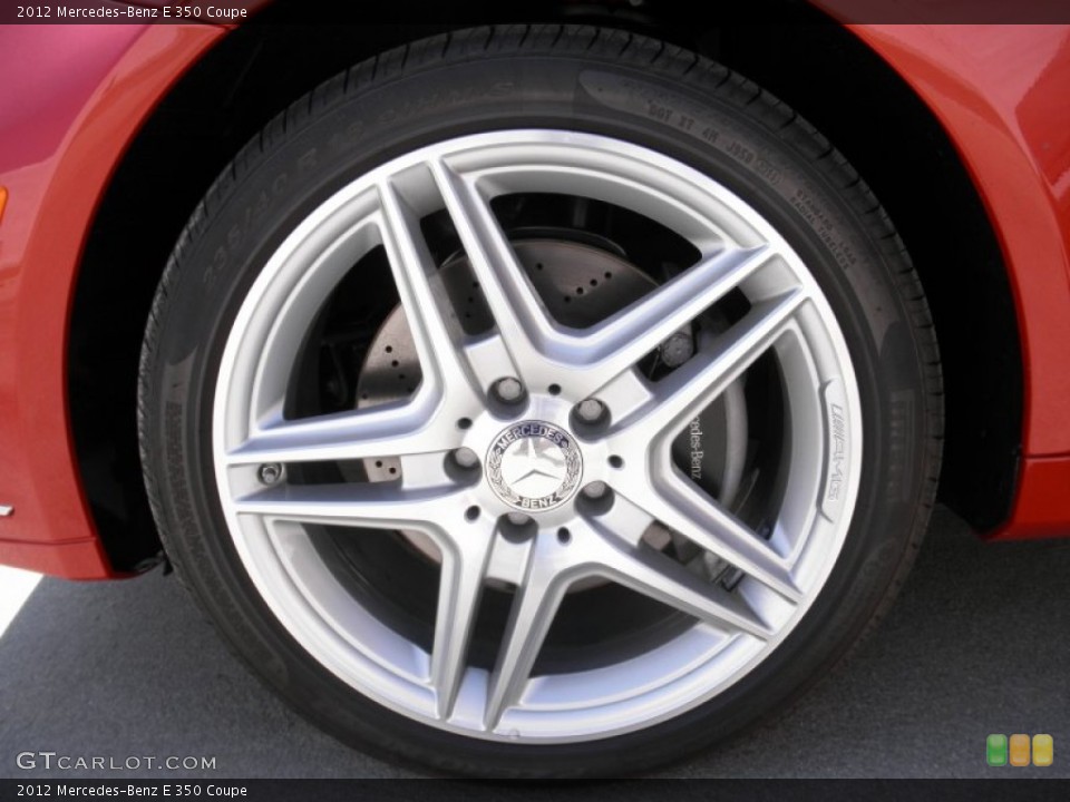 2012 Mercedes-Benz E 350 Coupe Wheel and Tire Photo #53480800