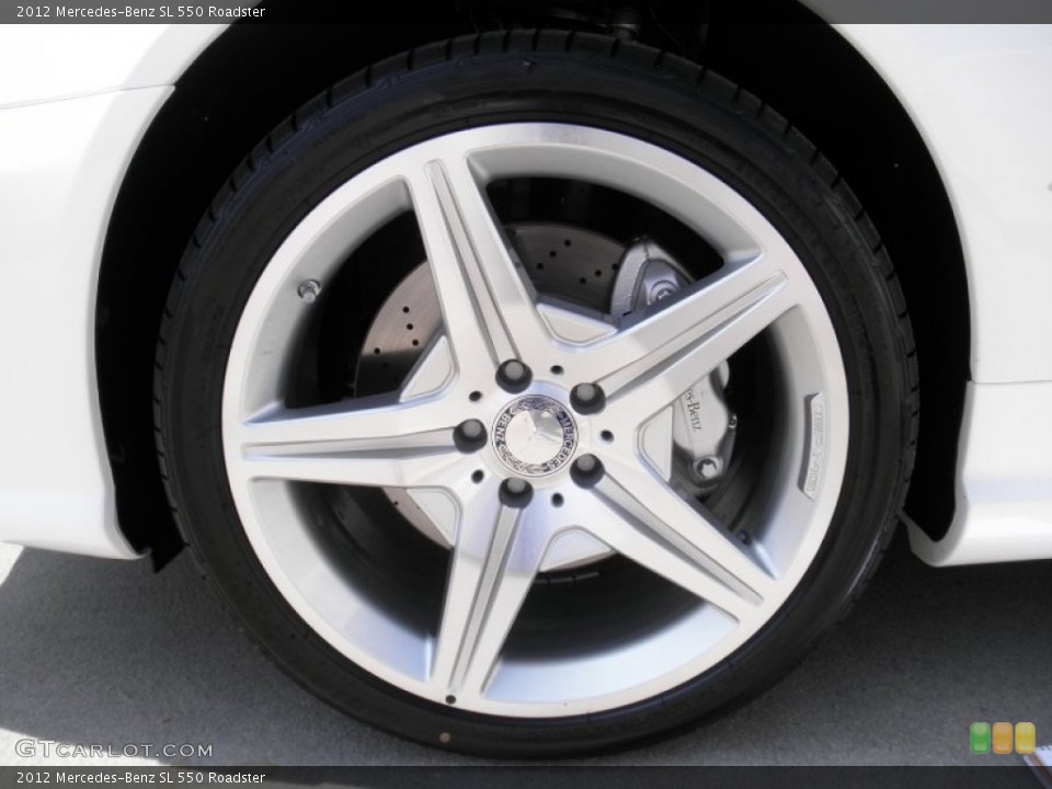 2012 Mercedes-Benz SL 550 Roadster Wheel and Tire Photo #53481874