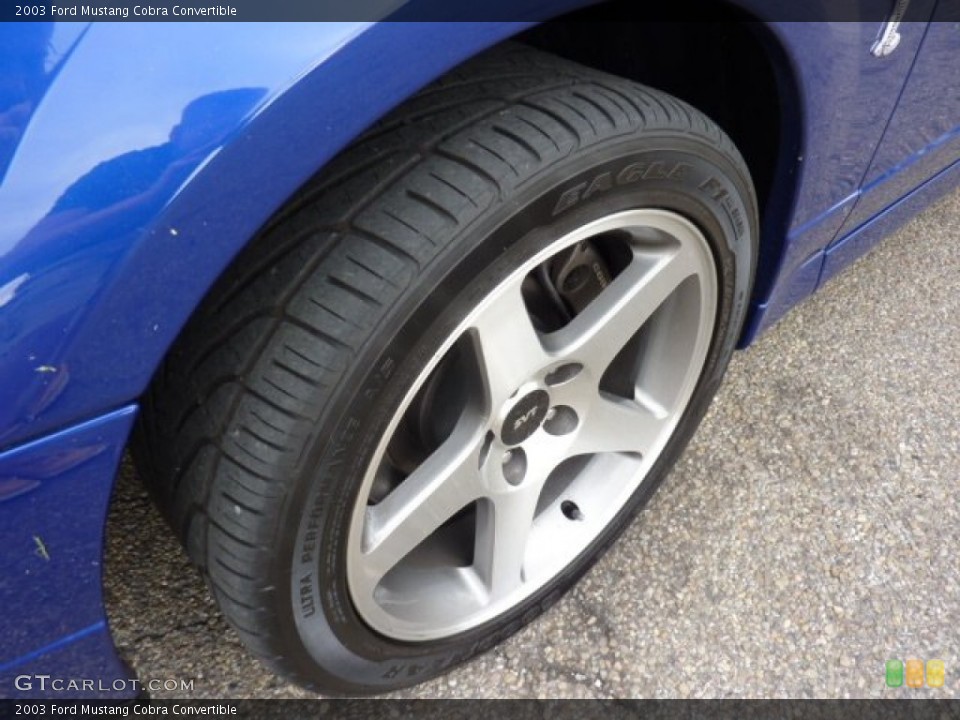 2003 Ford Mustang Cobra Convertible Wheel and Tire Photo #53489182