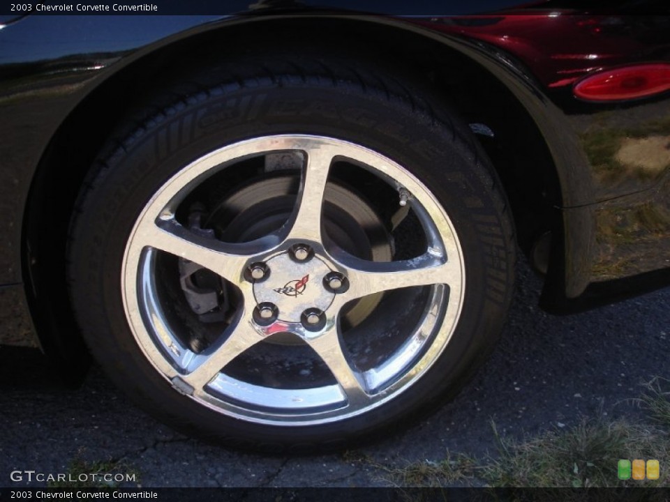 2003 Chevrolet Corvette Convertible Wheel and Tire Photo #53494358