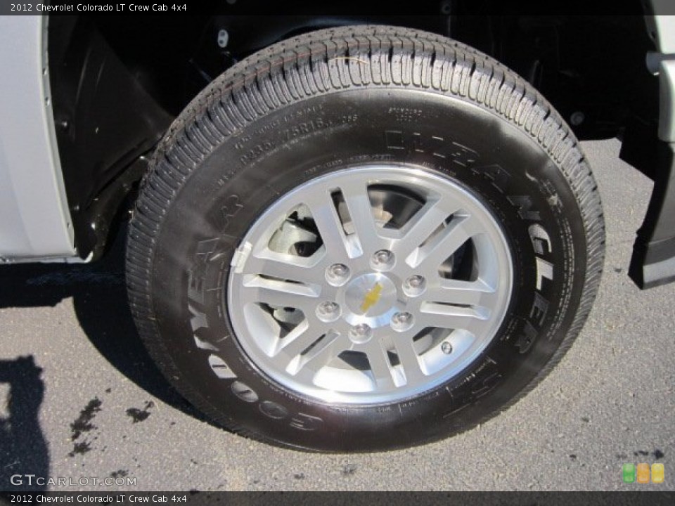 2012 Chevrolet Colorado LT Crew Cab 4x4 Wheel and Tire Photo #53499941