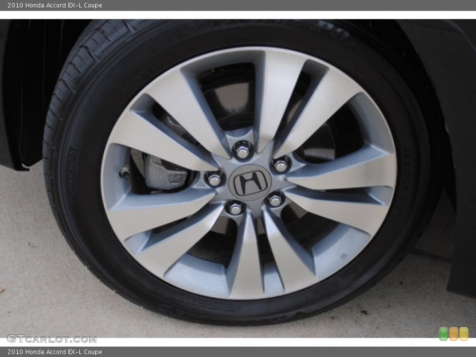 2010 Honda Accord EX-L Coupe Wheel and Tire Photo #53501526
