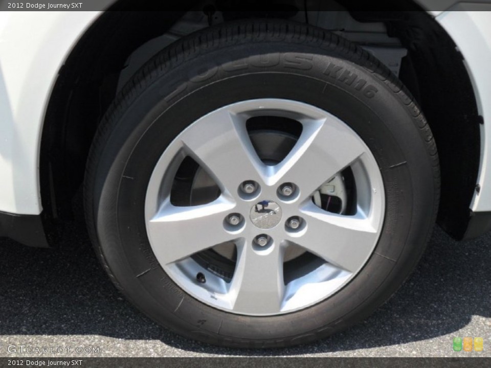 2012 Dodge Journey SXT Wheel and Tire Photo #53504398