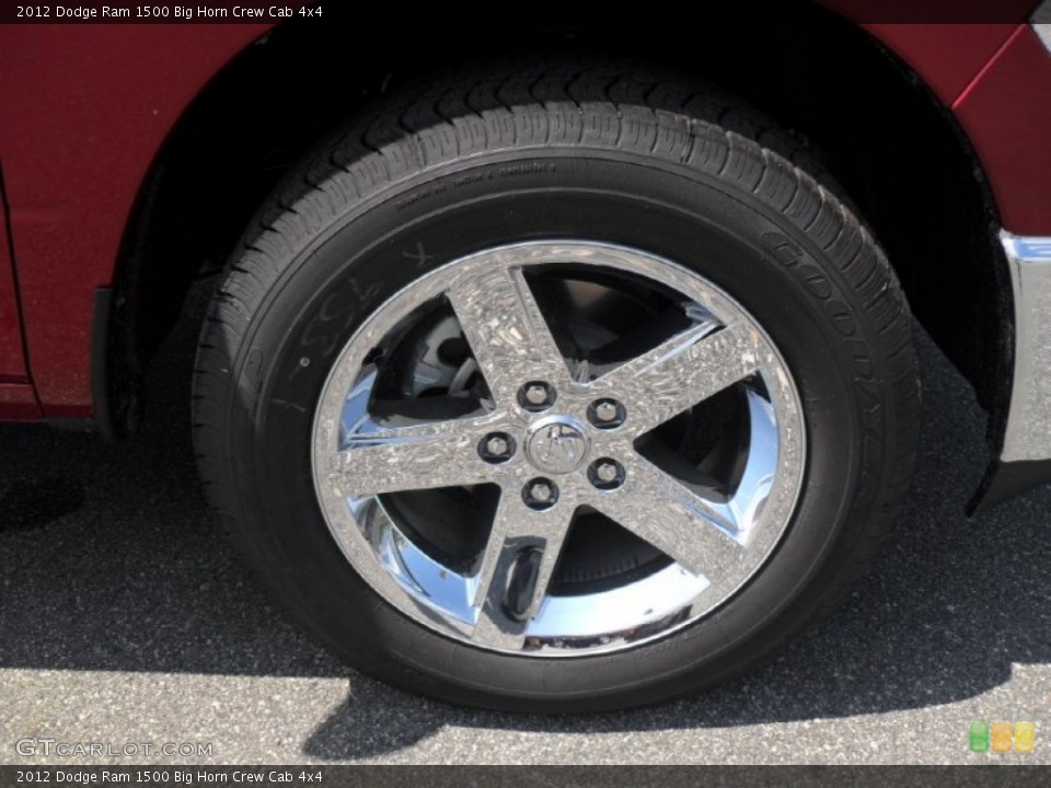 2012 Dodge Ram 1500 Big Horn Crew Cab 4x4 Wheel and Tire Photo #53505621