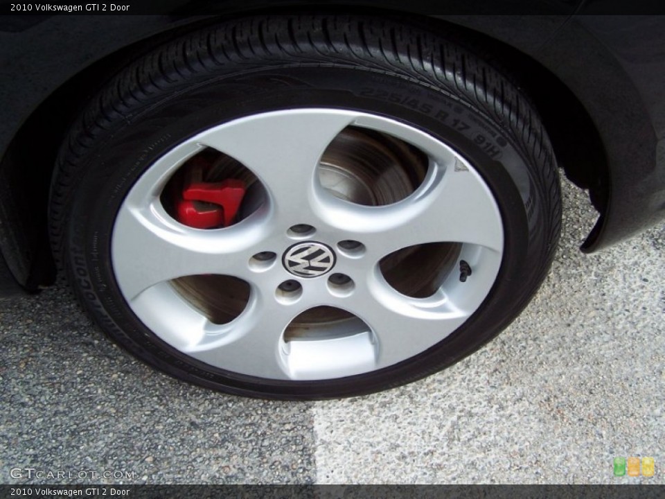 2010 Volkswagen GTI 2 Door Wheel and Tire Photo #53505762