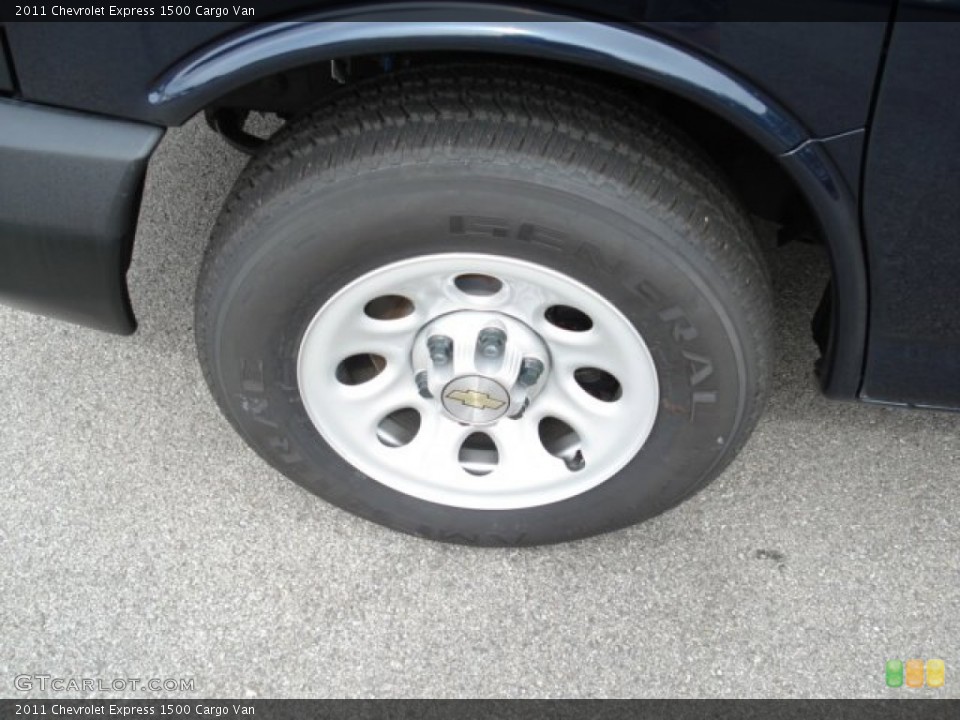2011 Chevrolet Express 1500 Cargo Van Wheel and Tire Photo #53508682