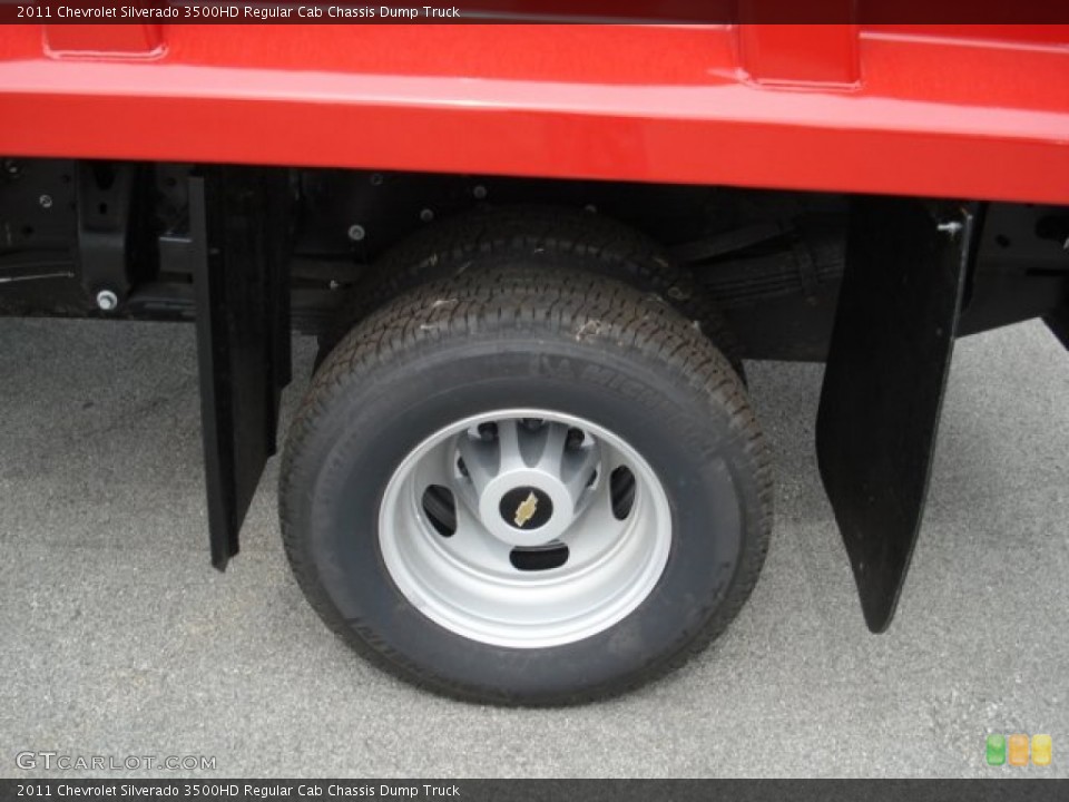2011 Chevrolet Silverado 3500HD Regular Cab Chassis Dump Truck Wheel and Tire Photo #53509285