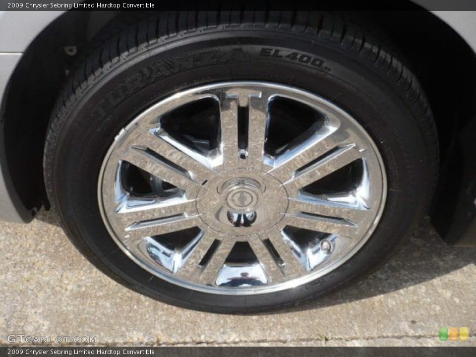 2009 Chrysler Sebring Limited Hardtop Convertible Wheel and Tire Photo #53510002