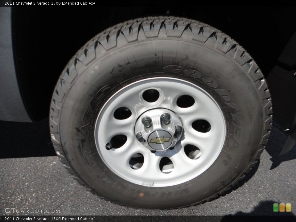 2011 Chevrolet Silverado 1500 Extended Cab 4x4 Wheel and Tire Photo #53513520