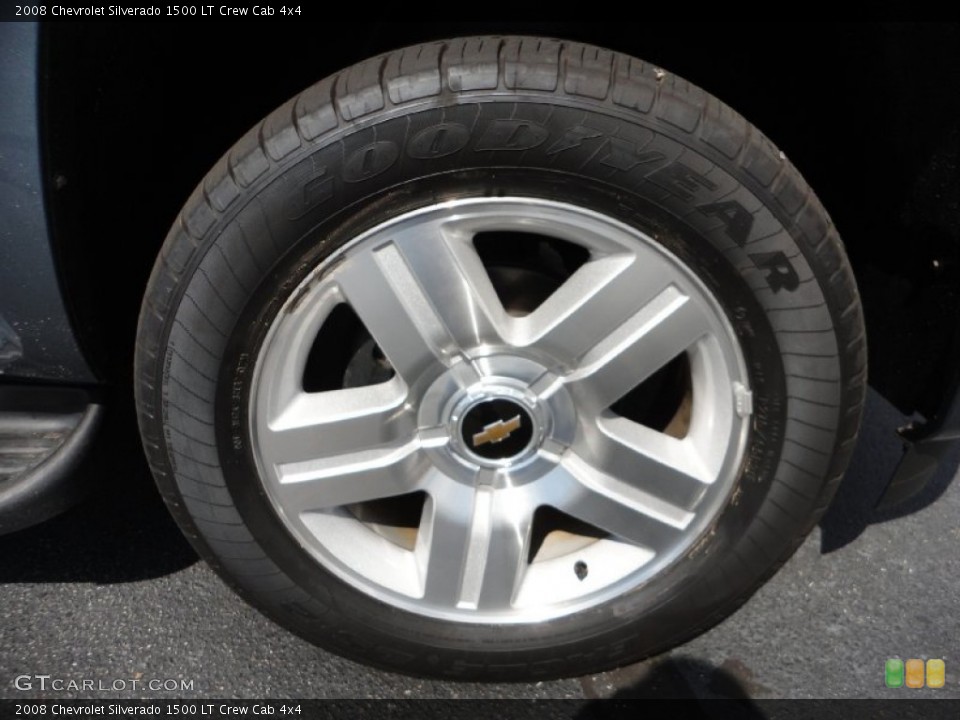 2008 Chevrolet Silverado 1500 LT Crew Cab 4x4 Wheel and Tire Photo #53516835