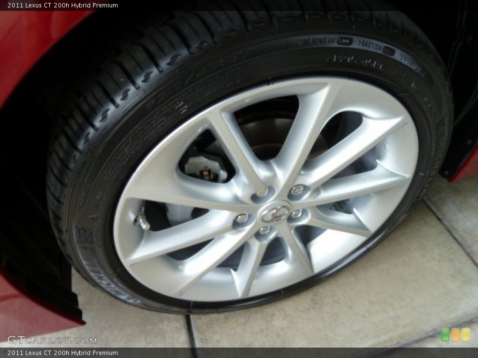 2011 Lexus CT 200h Hybrid Premium Wheel and Tire Photo #53519563