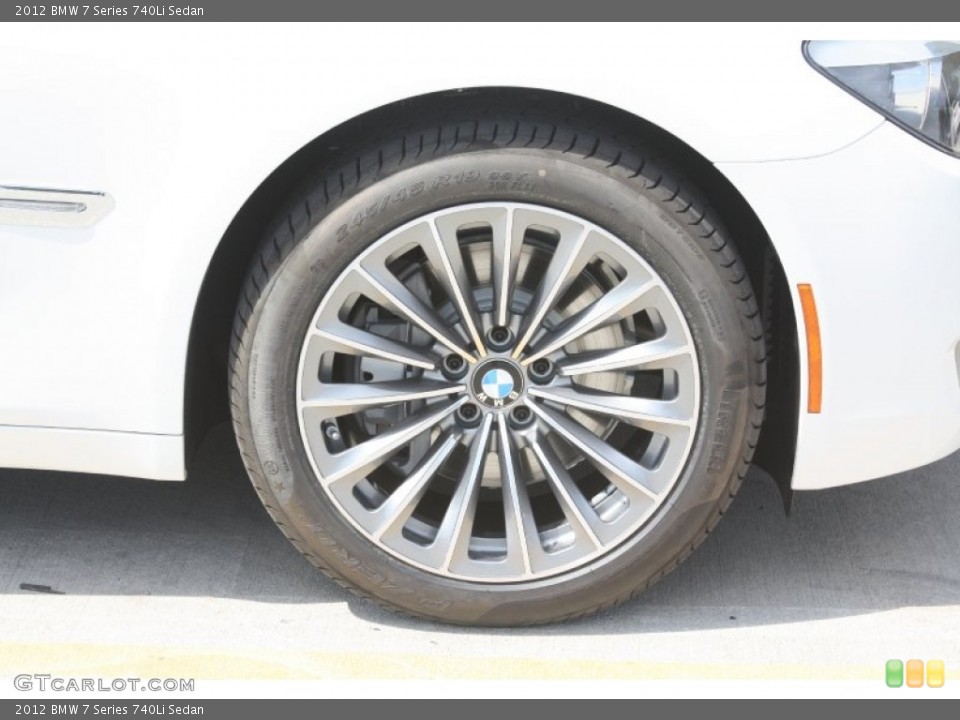 2012 BMW 7 Series 740Li Sedan Wheel and Tire Photo #53520249