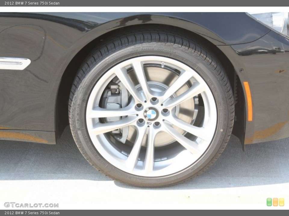 2012 BMW 7 Series 750i Sedan Wheel and Tire Photo #53520670