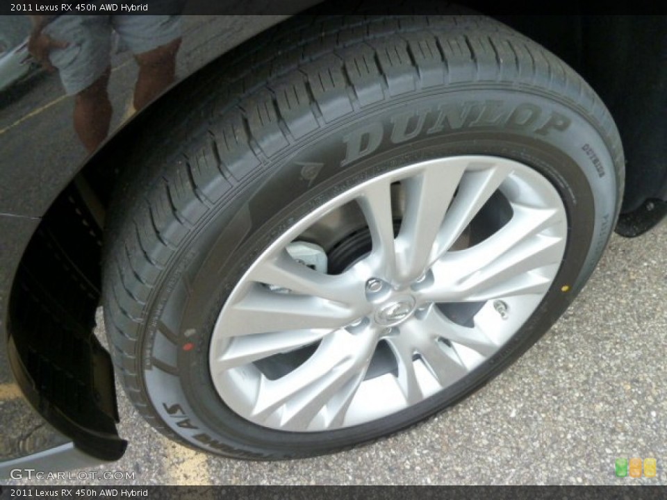 2011 Lexus RX 450h AWD Hybrid Wheel and Tire Photo #53520733