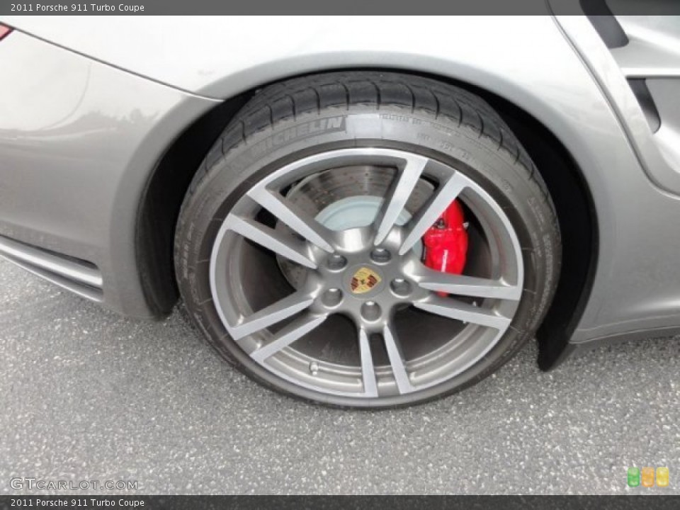 2011 Porsche 911 Turbo Coupe Wheel and Tire Photo #53531253