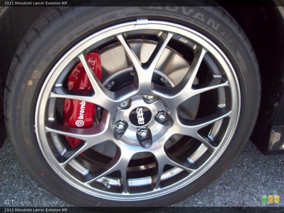 2011 Mitsubishi Lancer Evolution MR Wheel and Tire Photo #53532723