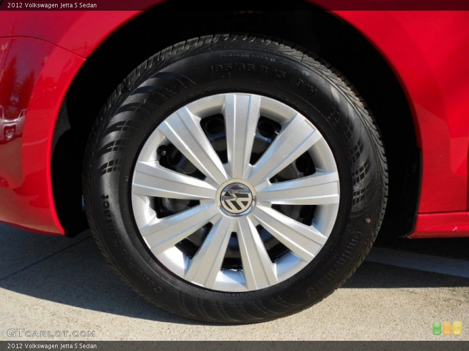 2012 Volkswagen Jetta S Sedan Wheel and Tire Photo #53536802