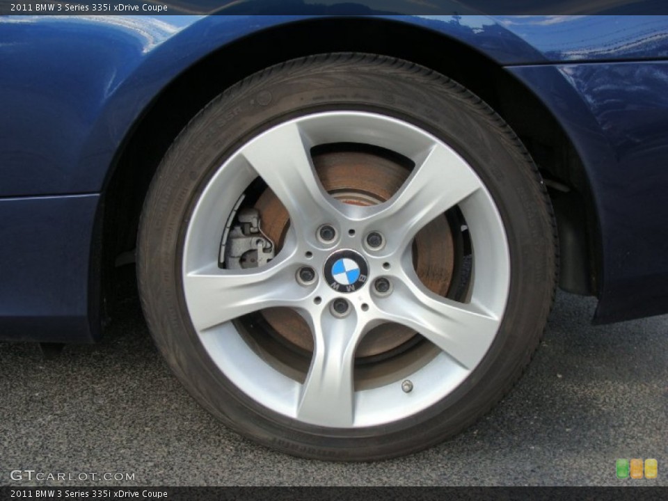 2011 BMW 3 Series 335i xDrive Coupe Wheel and Tire Photo #53540055