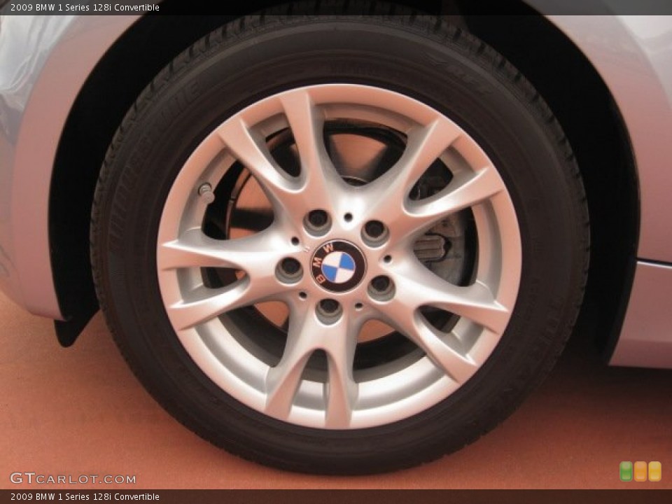 2009 BMW 1 Series 128i Convertible Wheel and Tire Photo #53542771