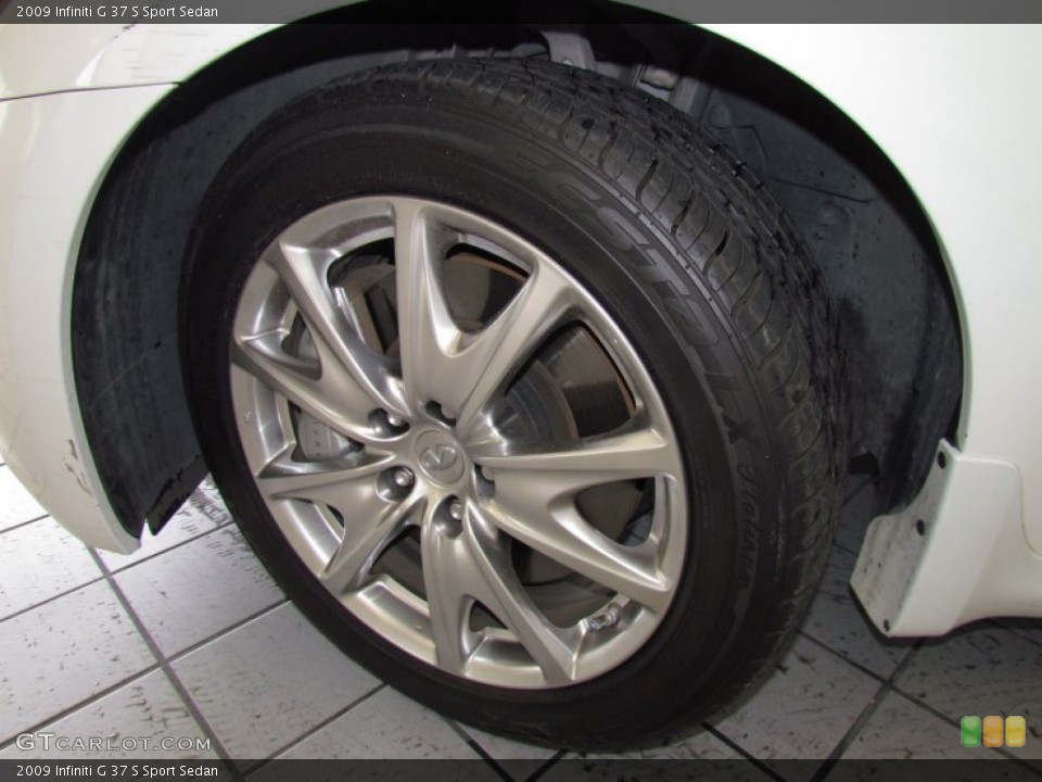 2009 Infiniti G 37 S Sport Sedan Wheel and Tire Photo #53543466