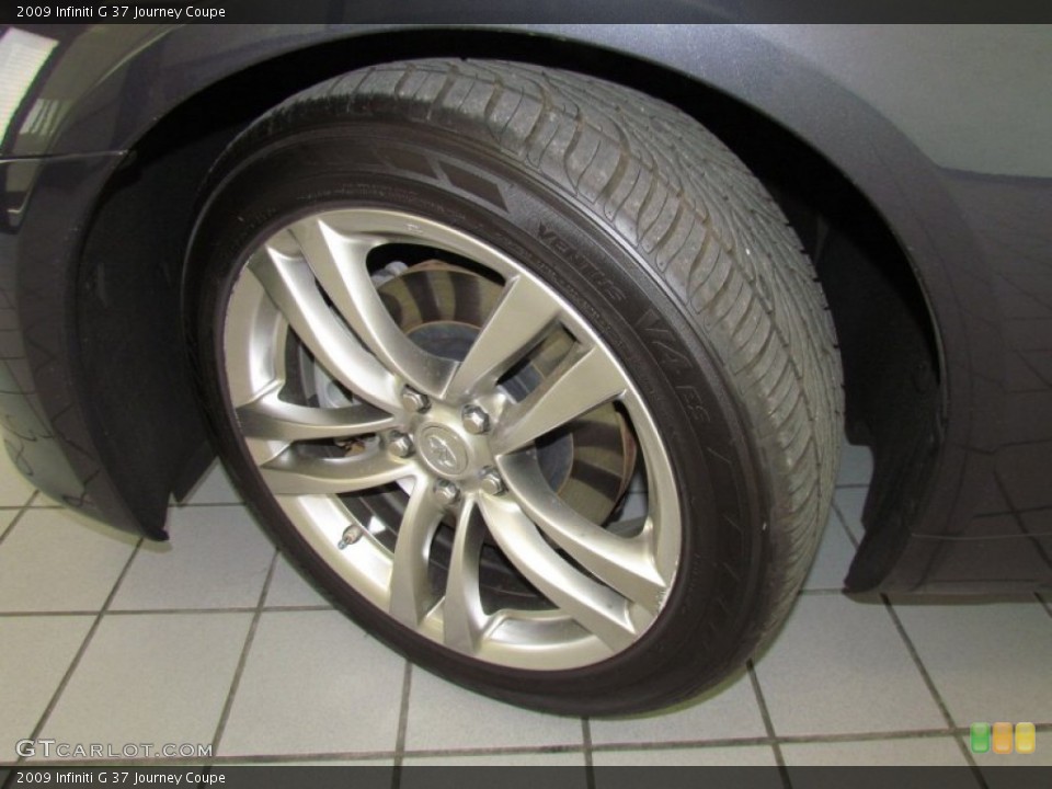 2009 Infiniti G 37 Journey Coupe Wheel and Tire Photo #53545900