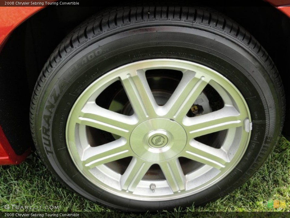 2008 Chrysler Sebring Touring Convertible Wheel and Tire Photo #53547590