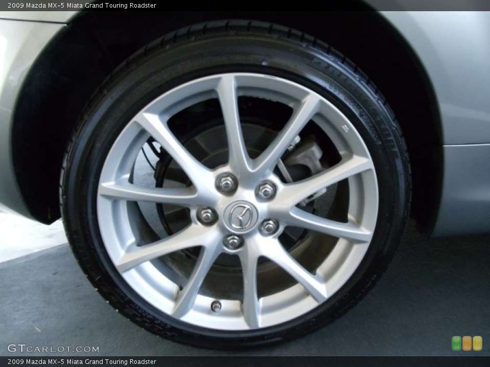2009 Mazda MX-5 Miata Grand Touring Roadster Wheel and Tire Photo #53548746