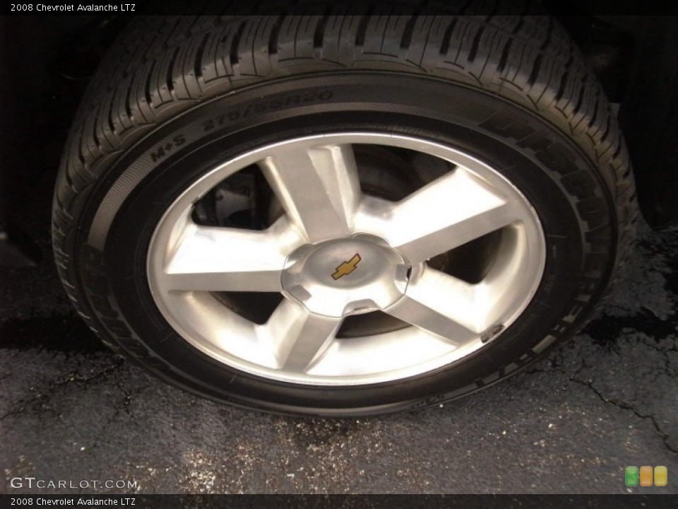 2008 Chevrolet Avalanche LTZ Wheel and Tire Photo #53550297