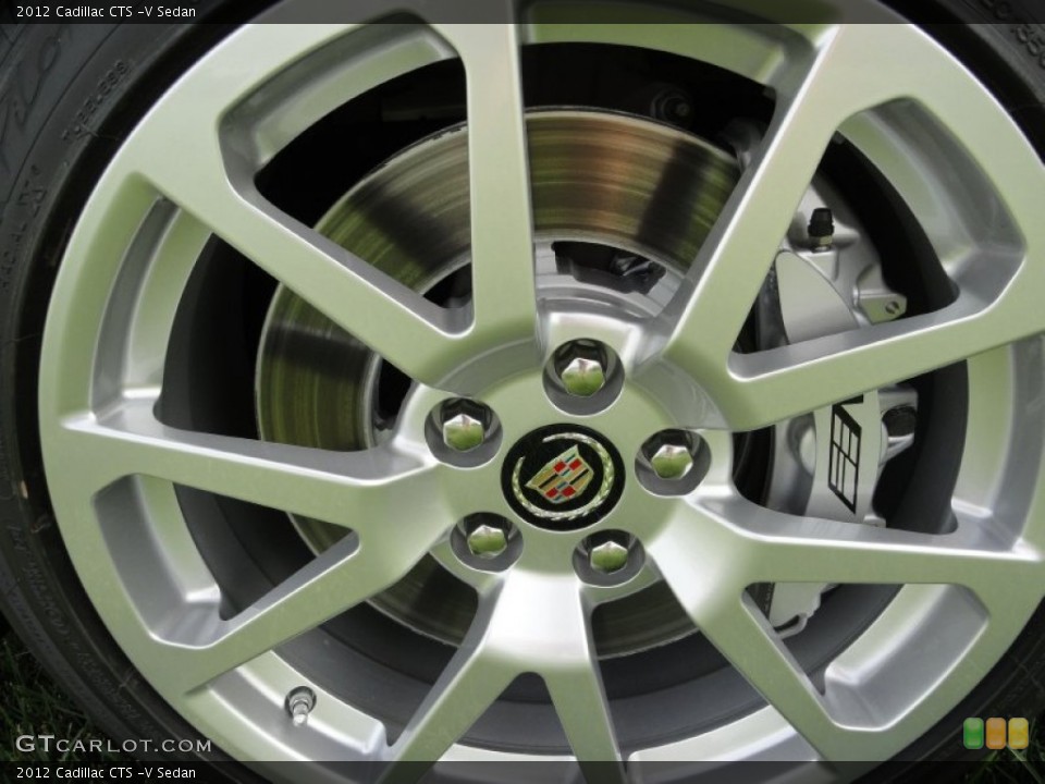 2012 Cadillac CTS -V Sedan Wheel and Tire Photo #53552925