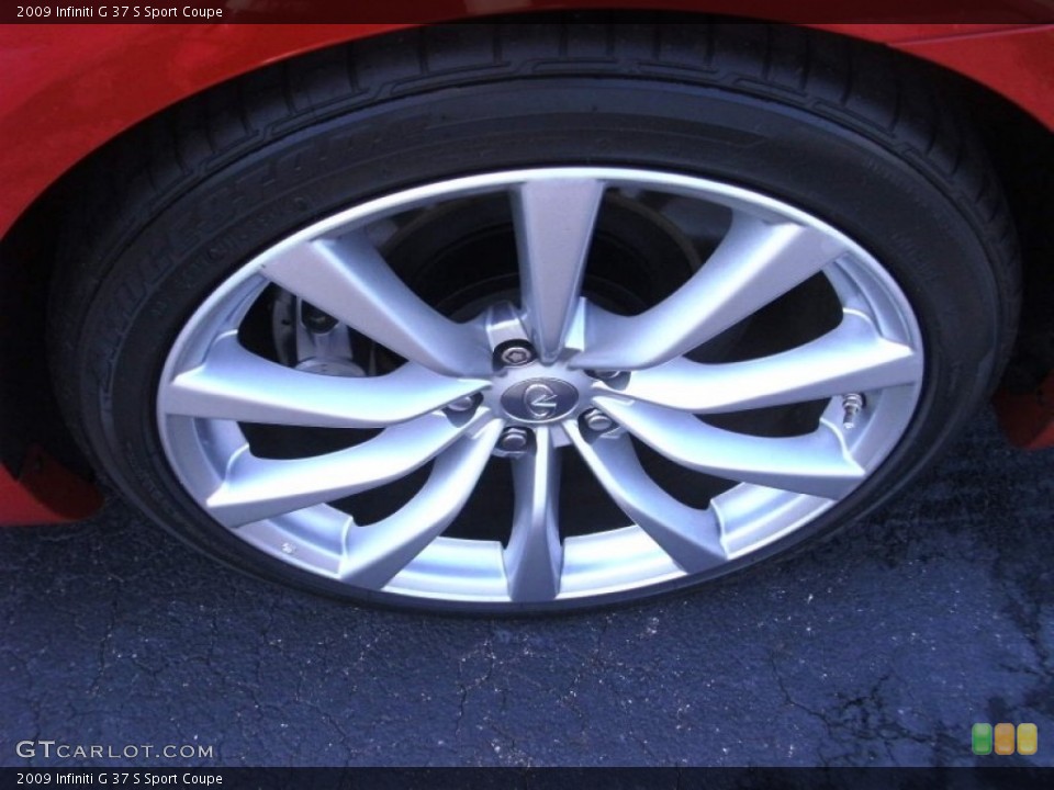 2009 Infiniti G 37 S Sport Coupe Wheel and Tire Photo #53553127