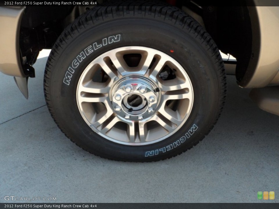 2012 Ford F250 Super Duty King Ranch Crew Cab 4x4 Wheel and Tire Photo #53555910