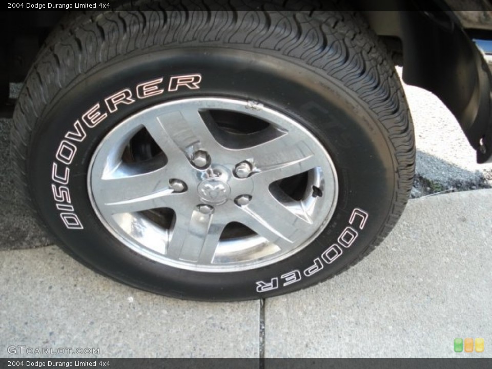 2004 Dodge Durango Limited 4x4 Wheel and Tire Photo #53556309
