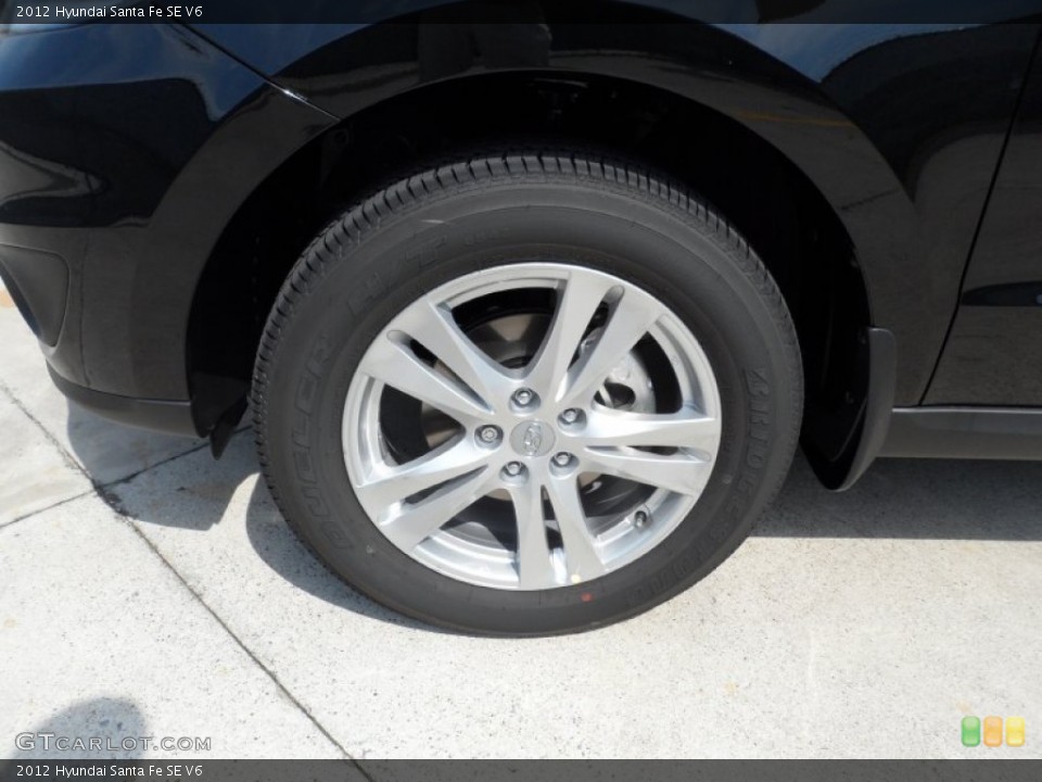 2012 Hyundai Santa Fe SE V6 Wheel and Tire Photo #53556465