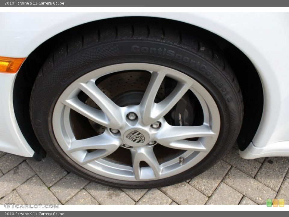 2010 Porsche 911 Carrera Coupe Wheel and Tire Photo #53557872