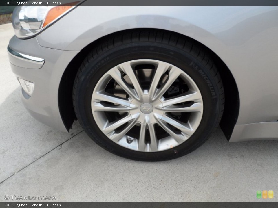 2012 Hyundai Genesis 3.8 Sedan Wheel and Tire Photo #53558697