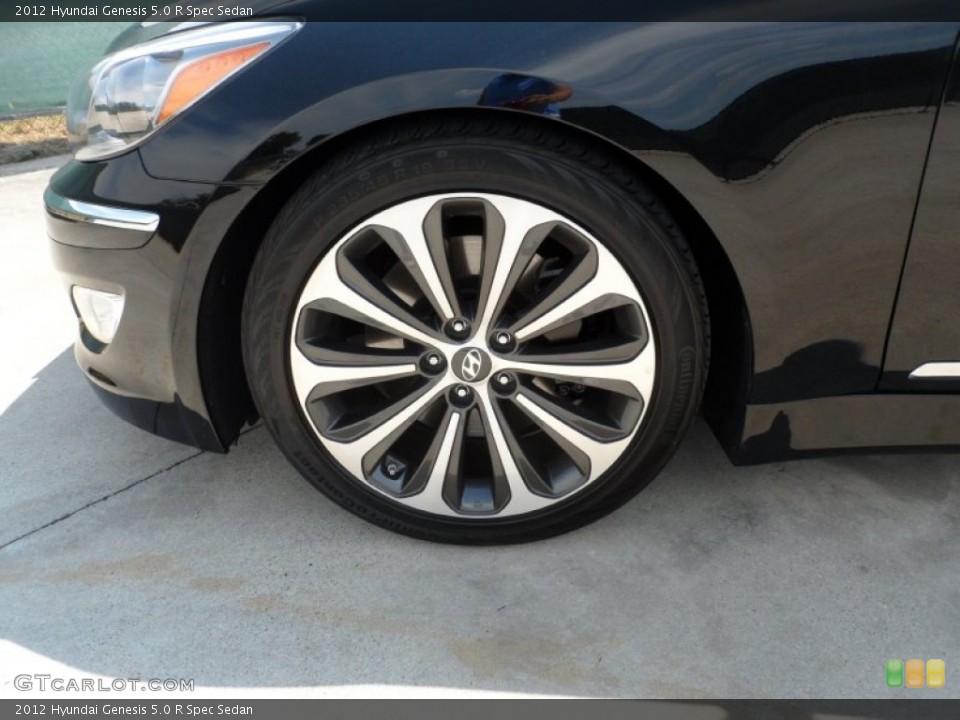 2012 Hyundai Genesis 5.0 R Spec Sedan Wheel and Tire Photo #53559237