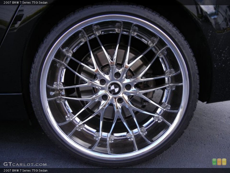 2007 BMW 7 Series Custom Wheel and Tire Photo #53571216