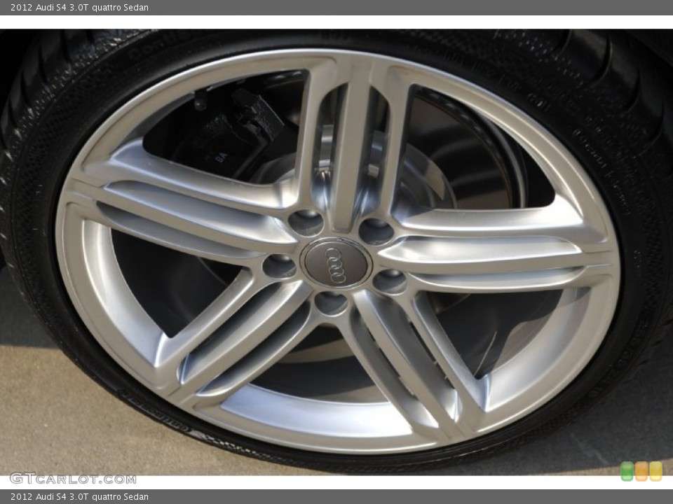 2012 Audi S4 3.0T quattro Sedan Wheel and Tire Photo #53571575