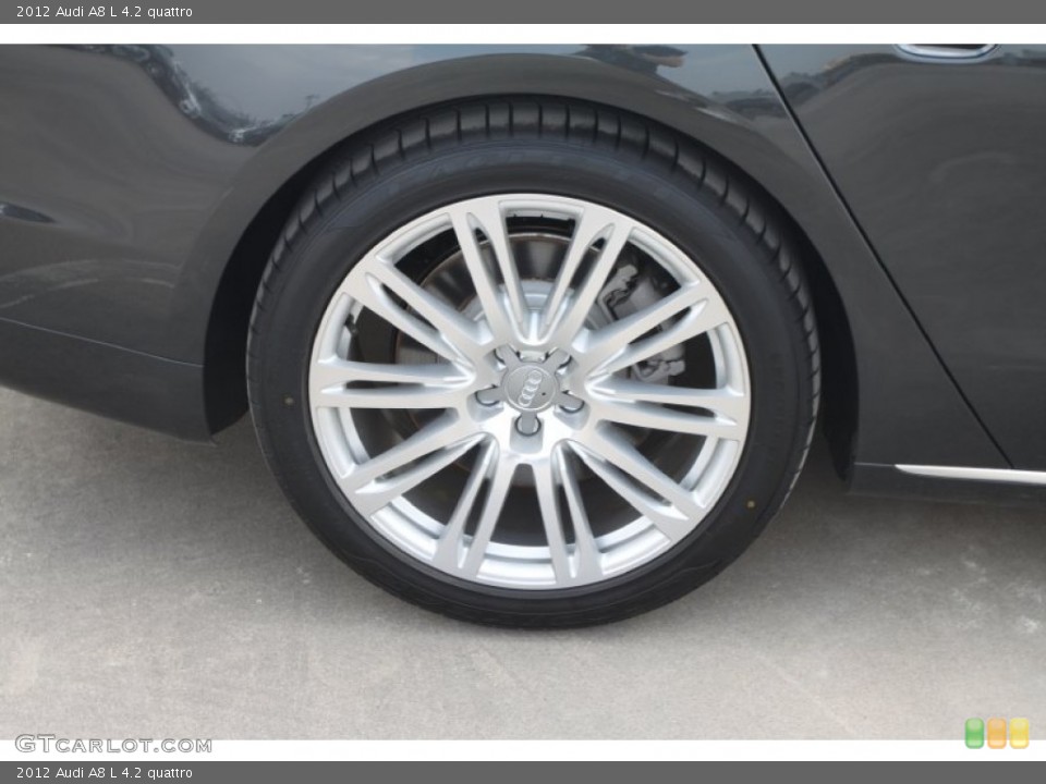 2012 Audi A8 L 4.2 quattro Wheel and Tire Photo #53573475