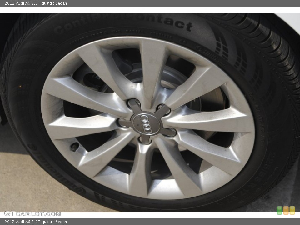 2012 Audi A6 3.0T quattro Sedan Wheel and Tire Photo #53574254