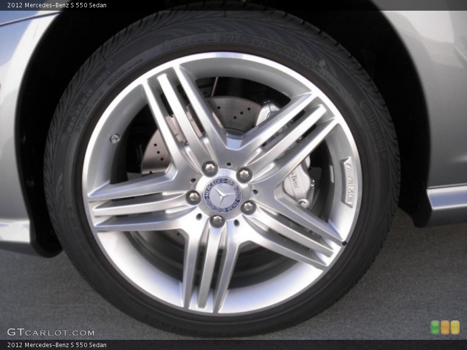2012 Mercedes-Benz S 550 Sedan Wheel and Tire Photo #53575518