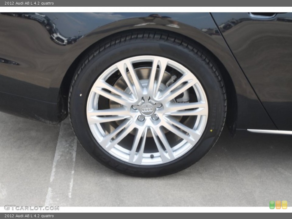 2012 Audi A8 L 4.2 quattro Wheel and Tire Photo #53575606