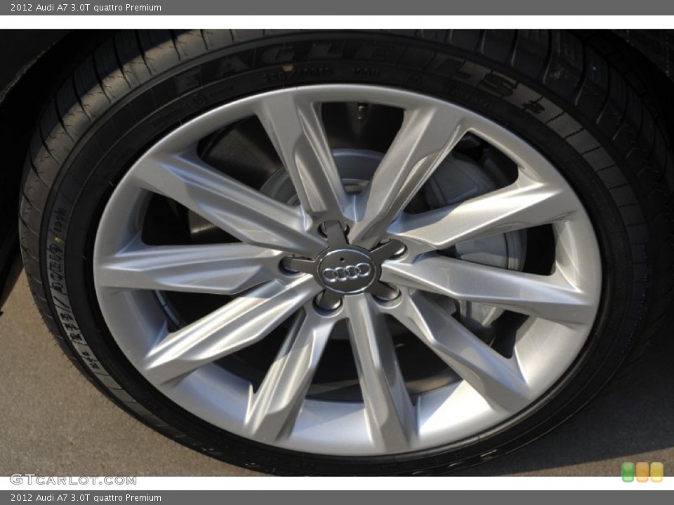 2012 Audi A7 3.0T quattro Premium Wheel and Tire Photo #53576226